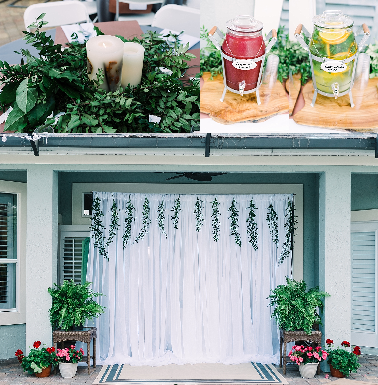 backyard patio ceremony