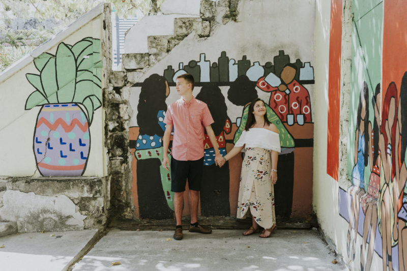 Engagement session in Nassau, Bahamas