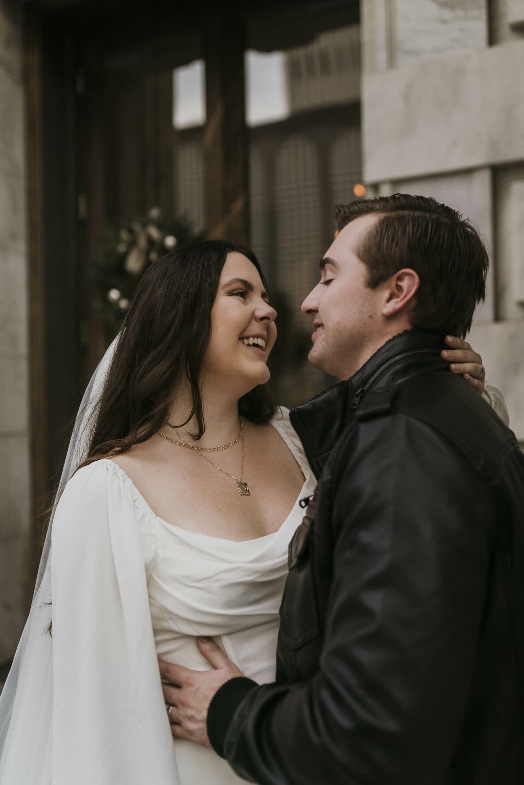 downtown tampa elopement with rooftop ceremony and pizza