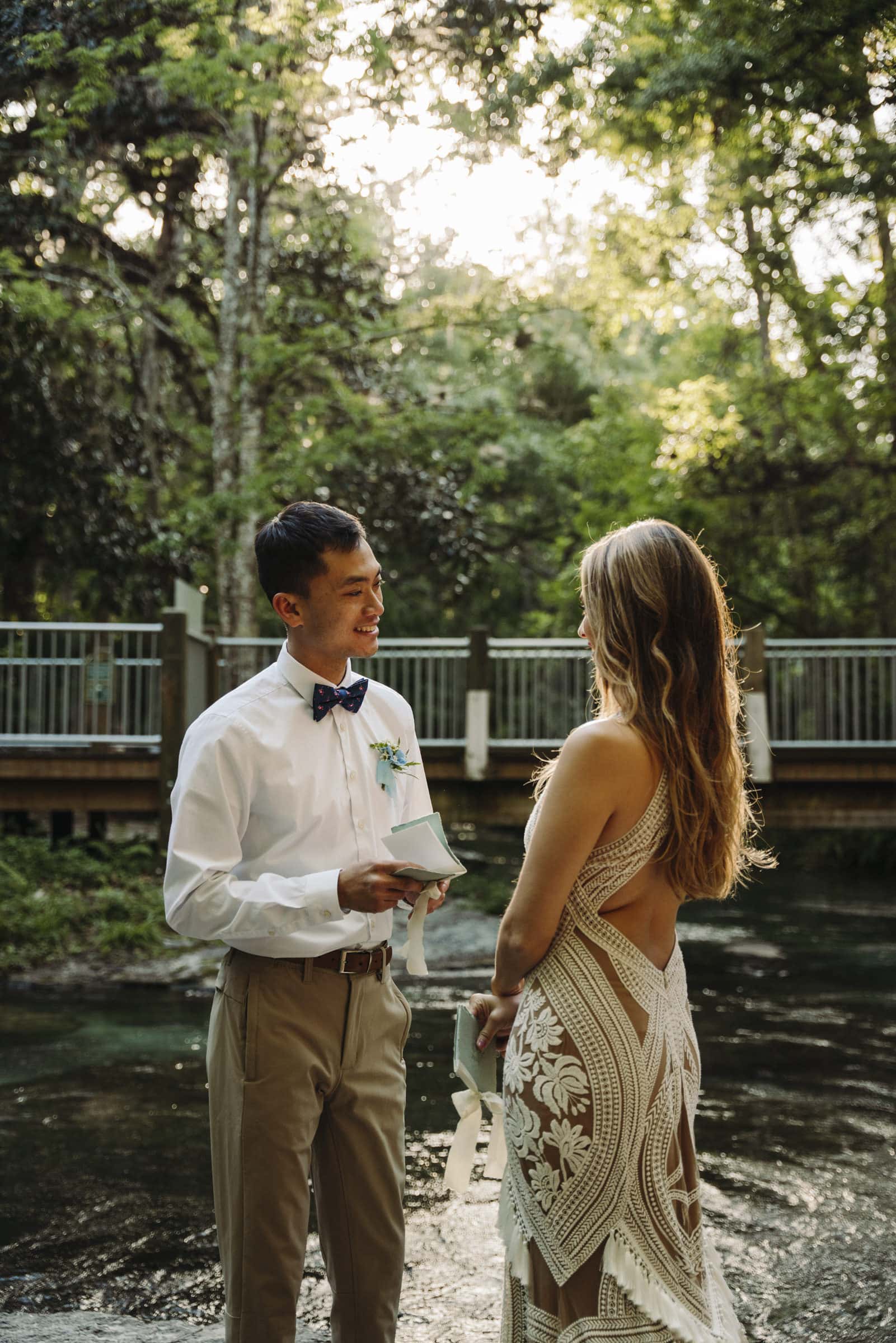 Florida springs elopement