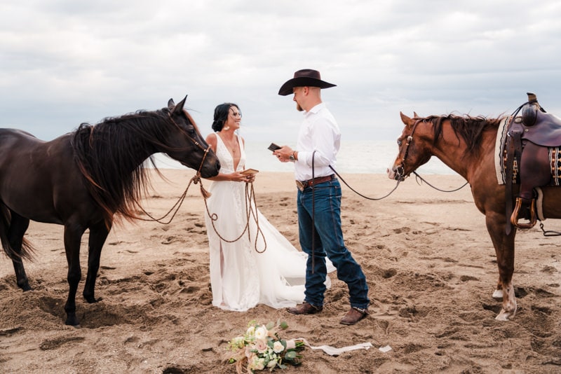 horseback riding elopement