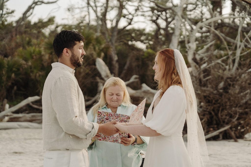 Blackrock beach elopement in Jacksonville, fl