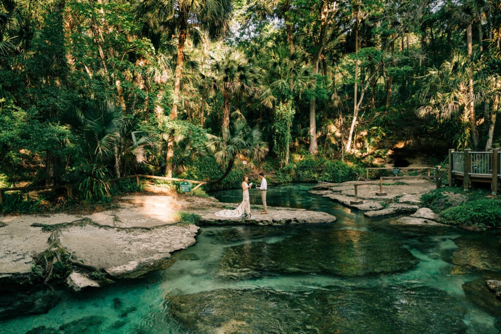 best places to elope in winter at the florida springs near orlando