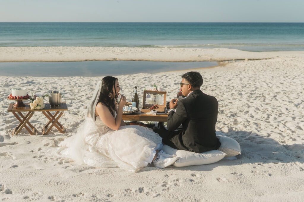 panama city beach is one of the best places to elope in winter