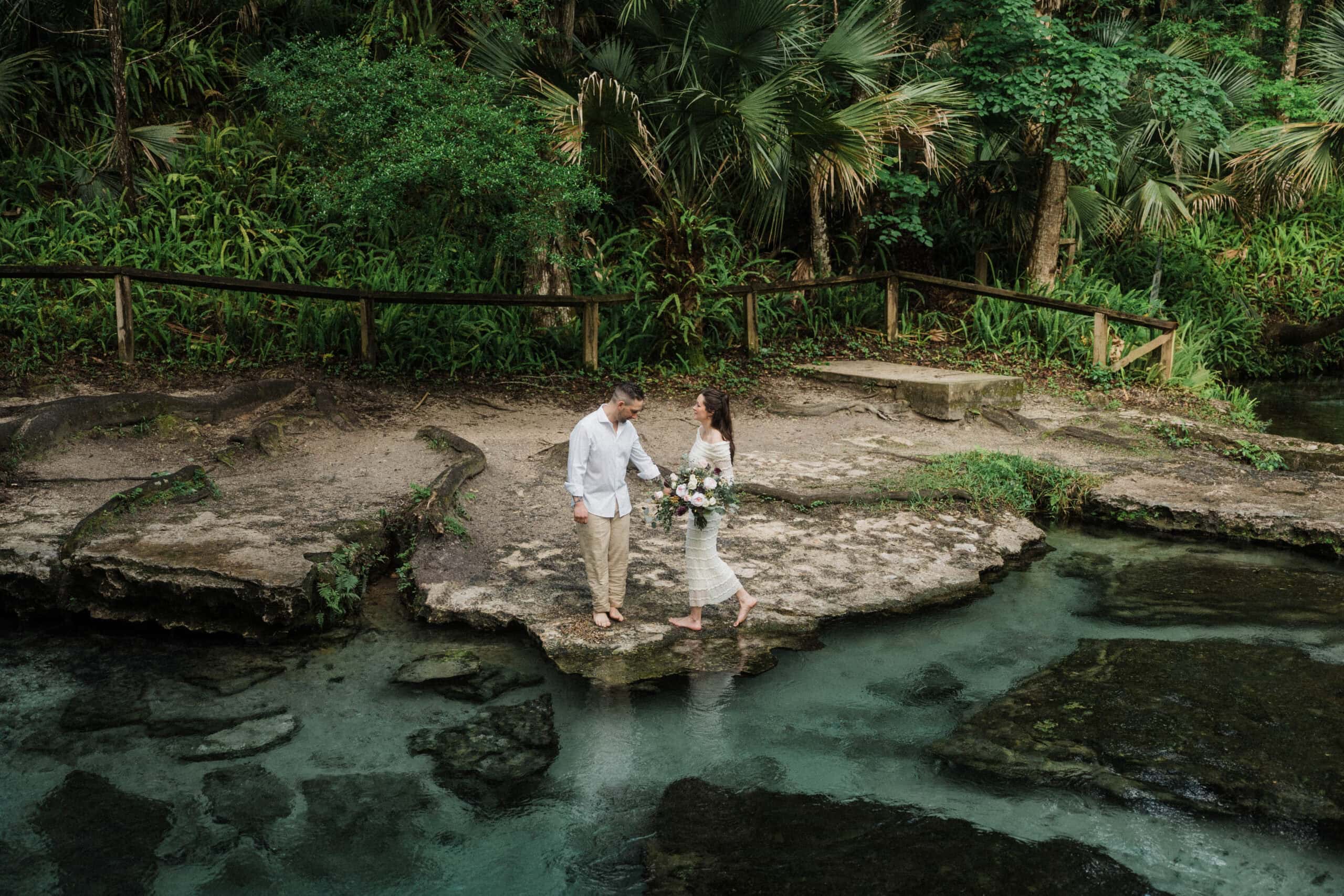 dreamy florida springs elopement