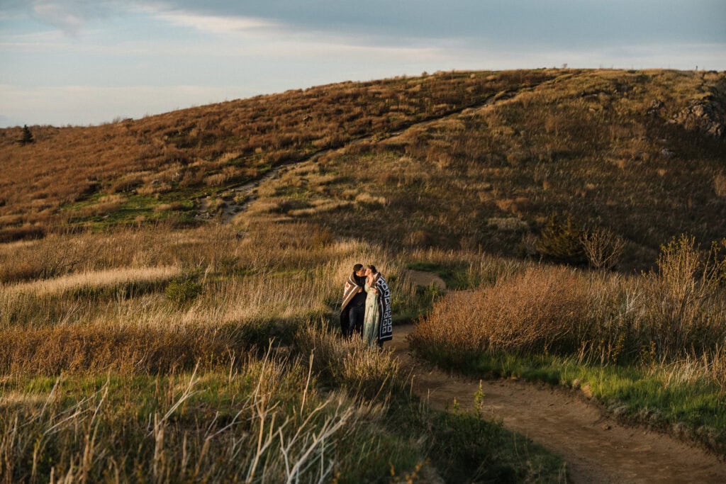 blue ridge parkway mountain elopement