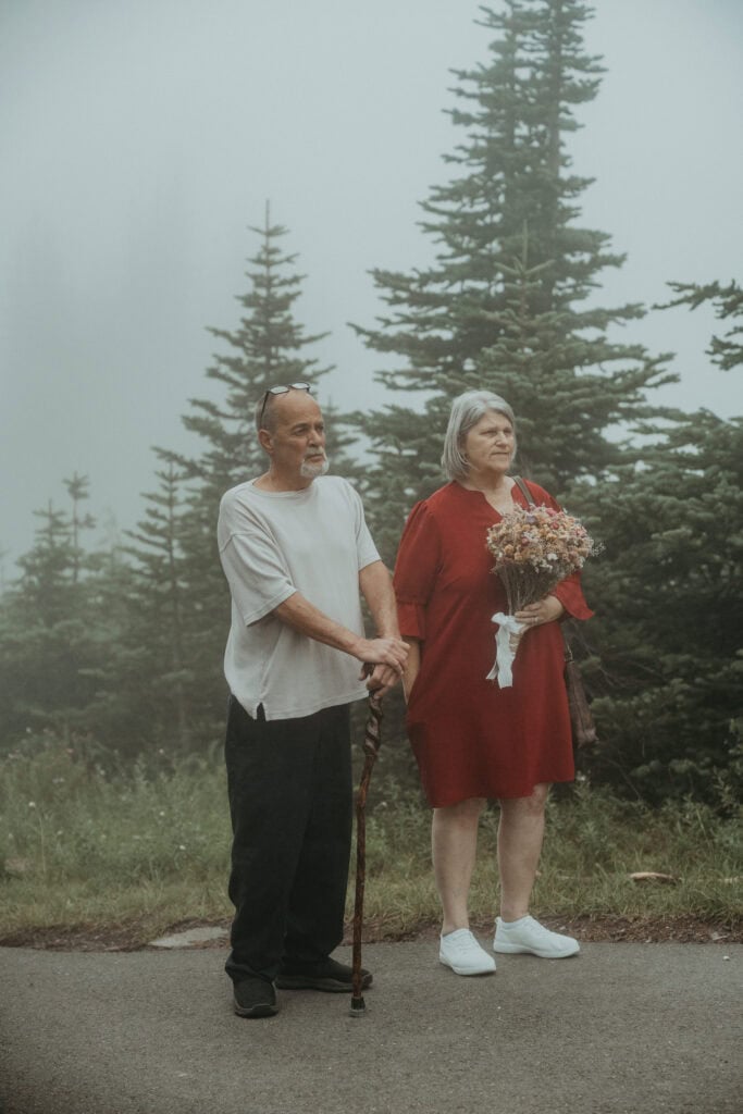 mt rainier national park elopement ceremony